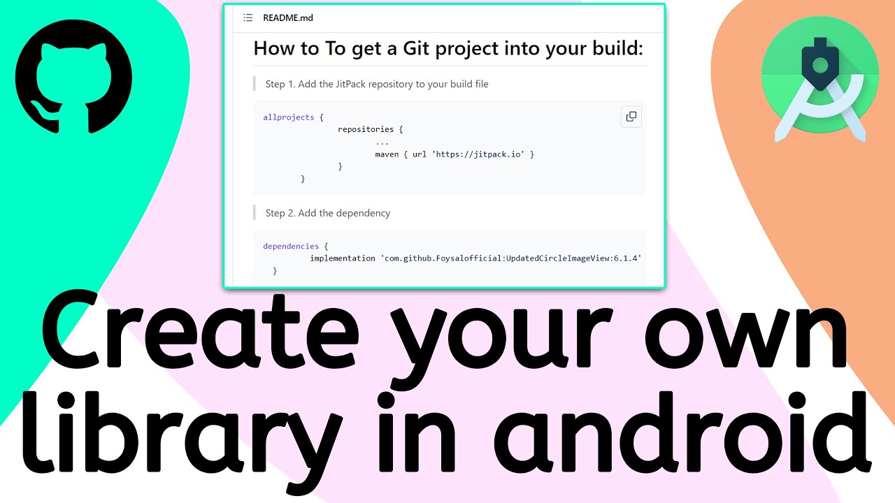 Create Your Own Library In Android | Android Github Library | Android ...