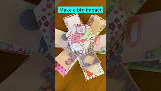 Hexagonal Explosion Box || Handmade Gift || SNOW KRAFTY