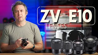 Sony ZV E10 What Lenses to Use For YouTube Videos