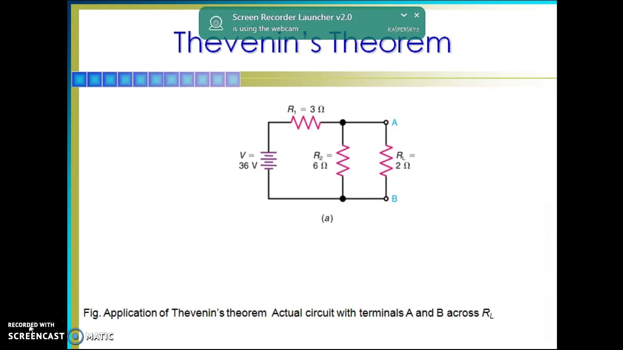 Thevenin Theorem Basics - YouTube