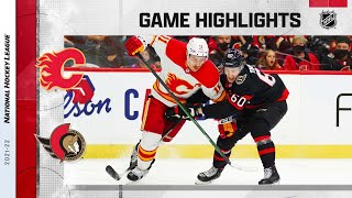 Flames @ Senators 11/14/21 | NHL Highlights