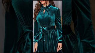 Ultra Modren Velvet Dresses Ideas #shorts #youtubeshorts