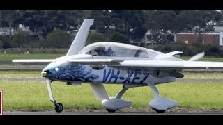 First Flight of Long-EZ VH-XEZ