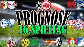 16.Spieltag Bundesliga Prognose-TIPPs: Englische Woche Hütters Ex-Team + Tabellennachbarn unter sich