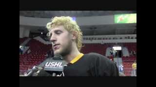 USHL Clark Cup Champs - Sam Herr post game