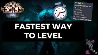 [PoE 3.19] Fastest and Most Expensive Way to Level Through Campaign - ONLY 90 to 180 MINUTES