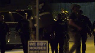 Terran Green escorted by authorities after surrendering