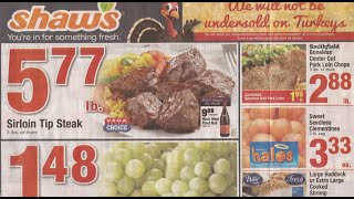 Shaw's Flyer for 11/6 - 11/12