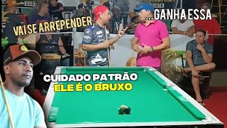 ELE PROVOCOU BAIANINHO DE MAUÁ NO DIA ERRADO ! VEJAM A REAÇÃO DO BRUXO DA SINUCA