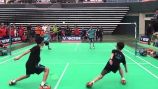 아슬아슬 초등학교 배드민턴 베스트랠리_Breathtaking Elementary school badminton player best rally