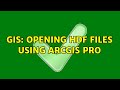 GIS: Opening HDF files using ArcGIS Pro