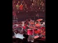 Travis Barker playing drums with Foo Fighters Taylor Hawkins Tribute LA