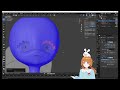 blenderでキャラクターモデル制作！02 顔のモデリング（後編）〜初級から中級者向けチュートリアル〜