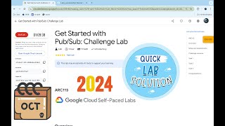 [2024] Get Started with Pub/Sub: Challenge Lab || #qwiklabs || #ARC113 ||  [With Explanation🗣️]