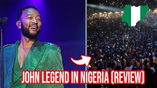 This is how Nigerians Showed up for John Legend in Leki