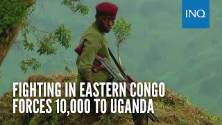 Fighting in eastern Congo forces 10,000 to Uganda
