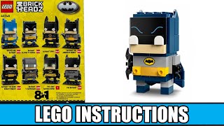 LEGO Instructions - BrickHeadz - 40748 - Batman 8in1 - DC Comics Super Heroes (Classic TV Series)