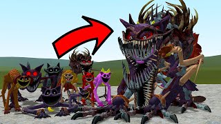 I COMBINED ALL CATNAP MONSTERS POPPY PLAYTIME CHAPTER 3!! Garry's Mod