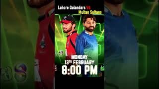 Lahore Qalandars vs Multan Sultans | #psl2023 #psl8 #shorts #todaymatch