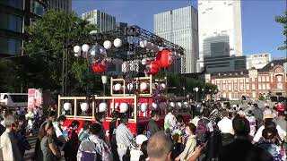 炭坑節　2022年東京丸の内盆踊り２　行幸通り　大手町丸の内有楽町夏祭り