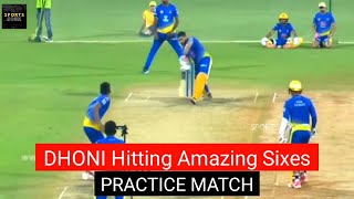 CSK FULL PRACTICE MATCH 2021 | CSK CAMP 2021 | IPL 2021 | DHONI On The Top From | Sports Souk