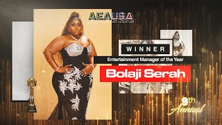 Entertainment Manager of the Year_AEAUSA 2023 WINNER_ {Bolaji Serah}