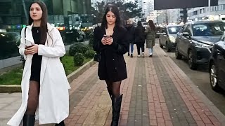 Walking in Batumi. Winter evening January 2025