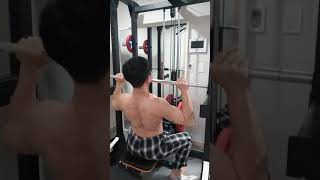 시티드 바벨 숄더프레스(Seated barbell shoulder press) #short