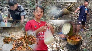 Karenni new video 2024(Cooking at forest😋🌳)