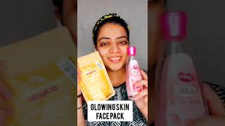 Multani mitti and rose water face pack for glowing skin #shorts