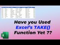 Mastering the Take() Function - Extracting Data like a Pro! | Excel Tutorial | MiTutorials