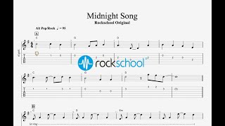 Midnight Song - Rockschool Original Rockschool 2024 Debut Grade Electric Guitar