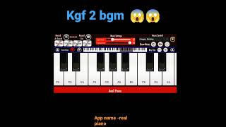 kgf 2 bgm in real piano app#kgf2bgm#like#share #subscribe#shorts