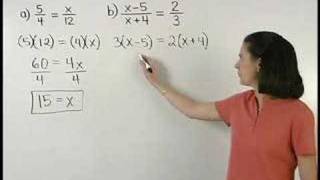 Solving Proportions - MathHelp.com - Math Help