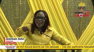 Sen. Jearlean John | UNC Meeting, Moruga/Tableland - 15th April, 2024