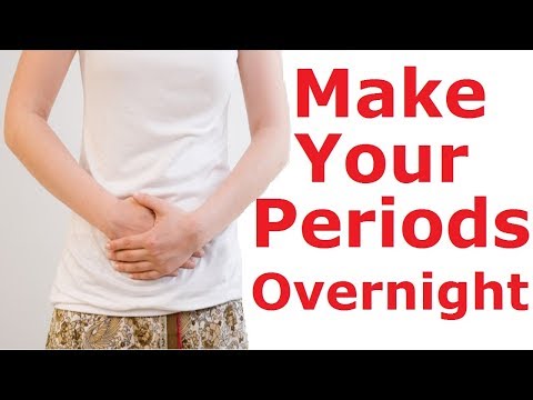 7 Ways To Make Your Period Overnight 7 Ways To Make Your Period Overnight