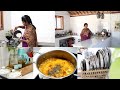 My weekly kitchen cleaning routine with daily vlog|Our kutty garden Update #umaslifestyle#appam