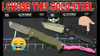 WHY DID I CHOOSE THE COLD STEEL AD-10 TANTO OVER THE SR1?