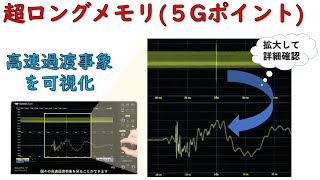 超ロングメモリ(５Gポイント)で高速過渡事象を可視化　オシロスコープWavePro HDシリーズ