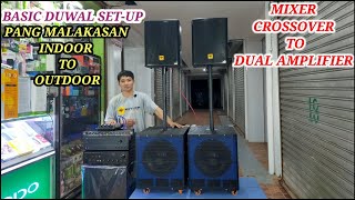 Mixer crossover to duwal amplifier basic set-up kevler 12 dm 600 subwoofer mini l Ported Box