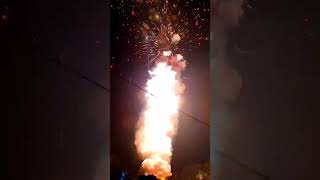 കുറിഞ്ഞി വെടിക്കെട്ട് ♥️ മിനി തൃശൂർ പൂരം  #fire #fireworks #thrissur #payyanur #kurinji