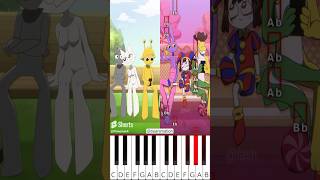 Gray x Wenda x Simon Original VS Animation Fall in Love (@tieanimation) - Octave Piano Tutorial