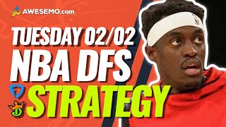 NBA DFS PICKS: DRAFTKINGS & FANDUEL DAILY FANTASY BASKETBALL STRATEGY | TUESDAY 2/2/21