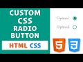 Custom CSS Radio Button / How to Create a Custom CSS Radio Button with HTML and CSS