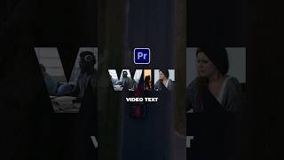 Place Video Inside Text in Adobe Premiere Pro #tutorial