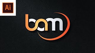 how to BAM  logo design part#68 Logo maker M