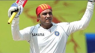 Most Triple Century💯 in Test Cricket 😱😱ft.Virendra sehwag #shorts #cricket #virendarsehwag