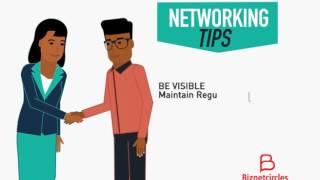 Networking tips   Be visible