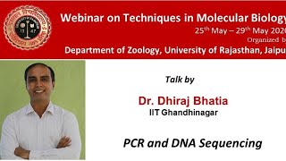 Talk by Prof. Dhiraj Bhatia,  IIT Gandhinagar