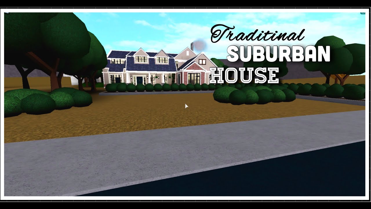 |Roblox Bloxburg| Traditional Family Suburban House Tour + Speed Build ...